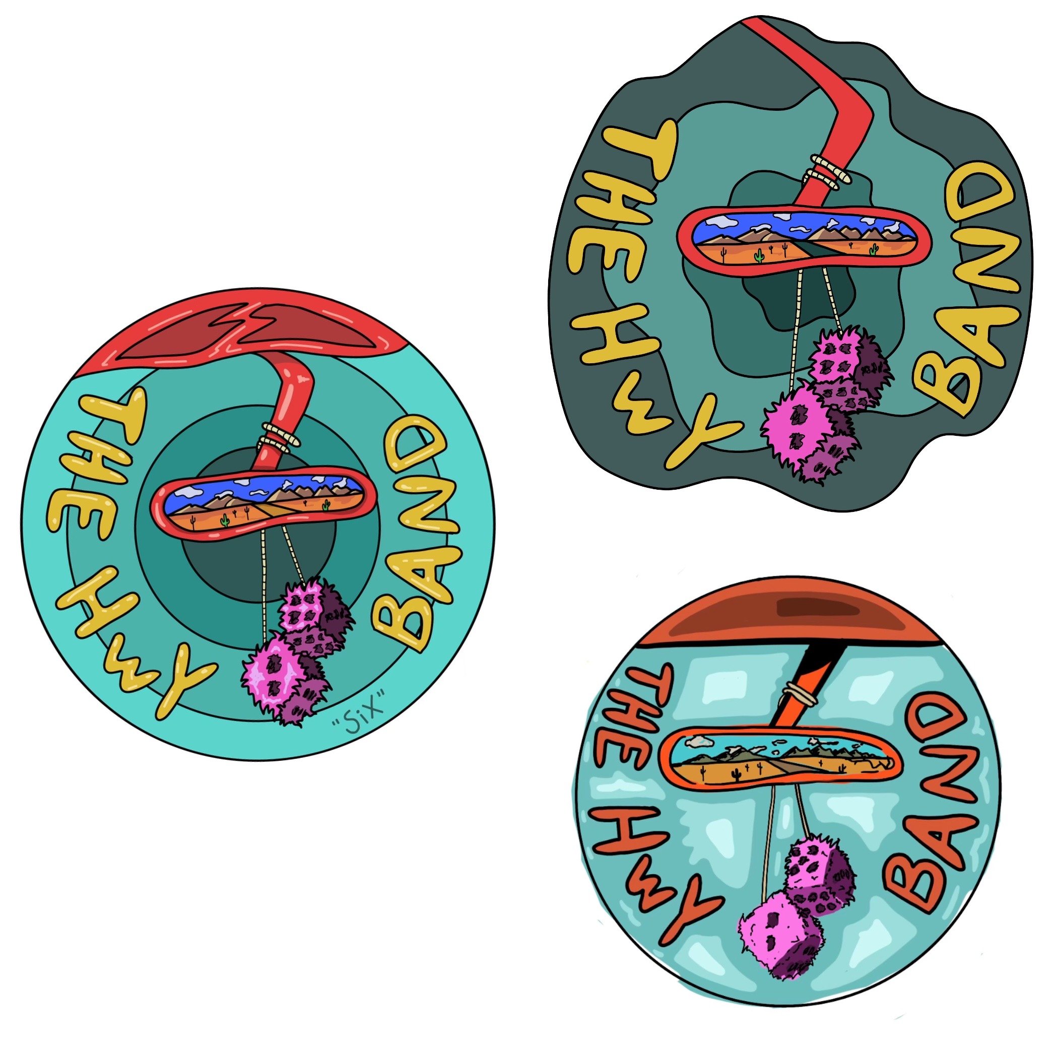 stickers for band