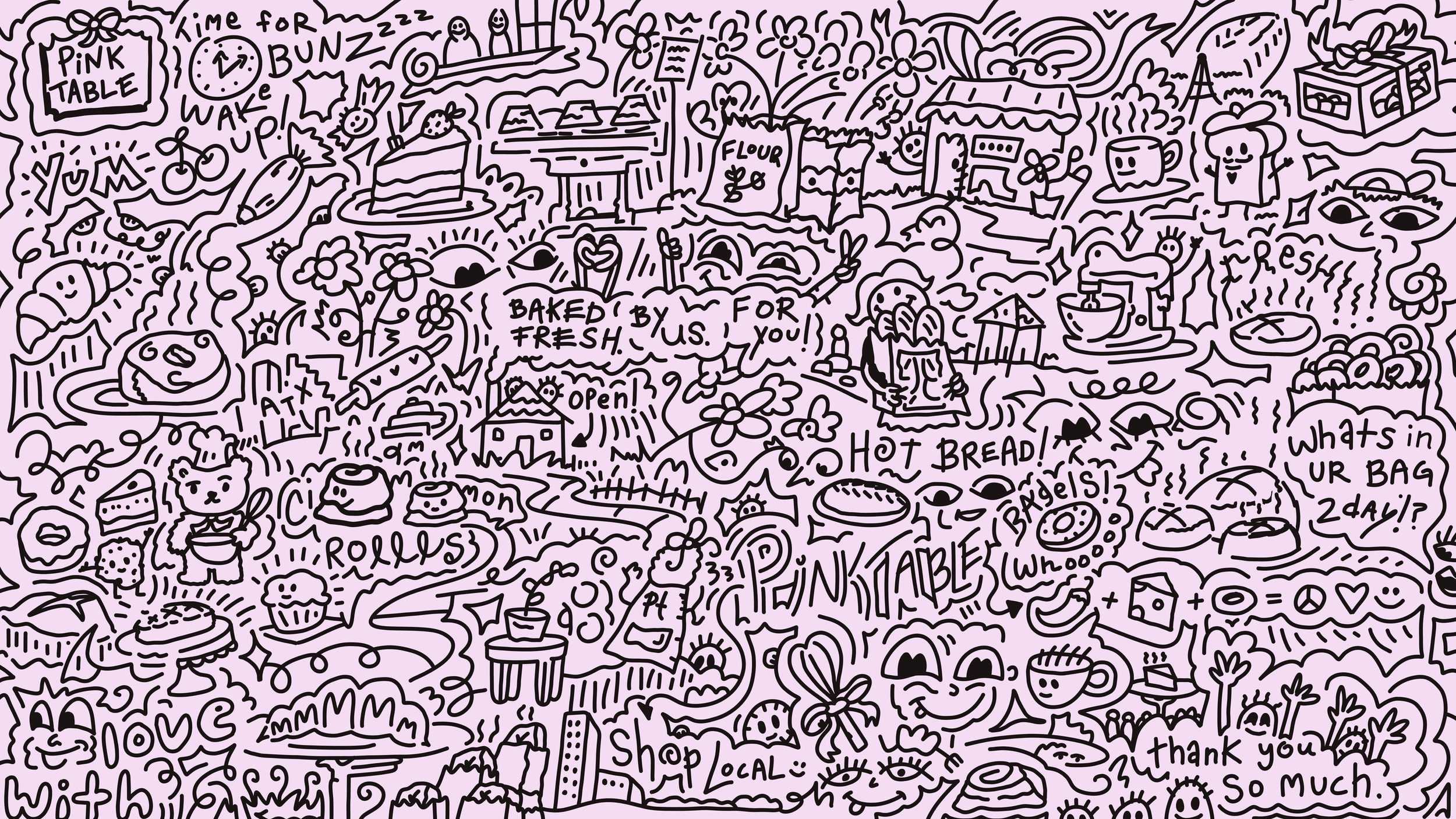 doodle page for branding