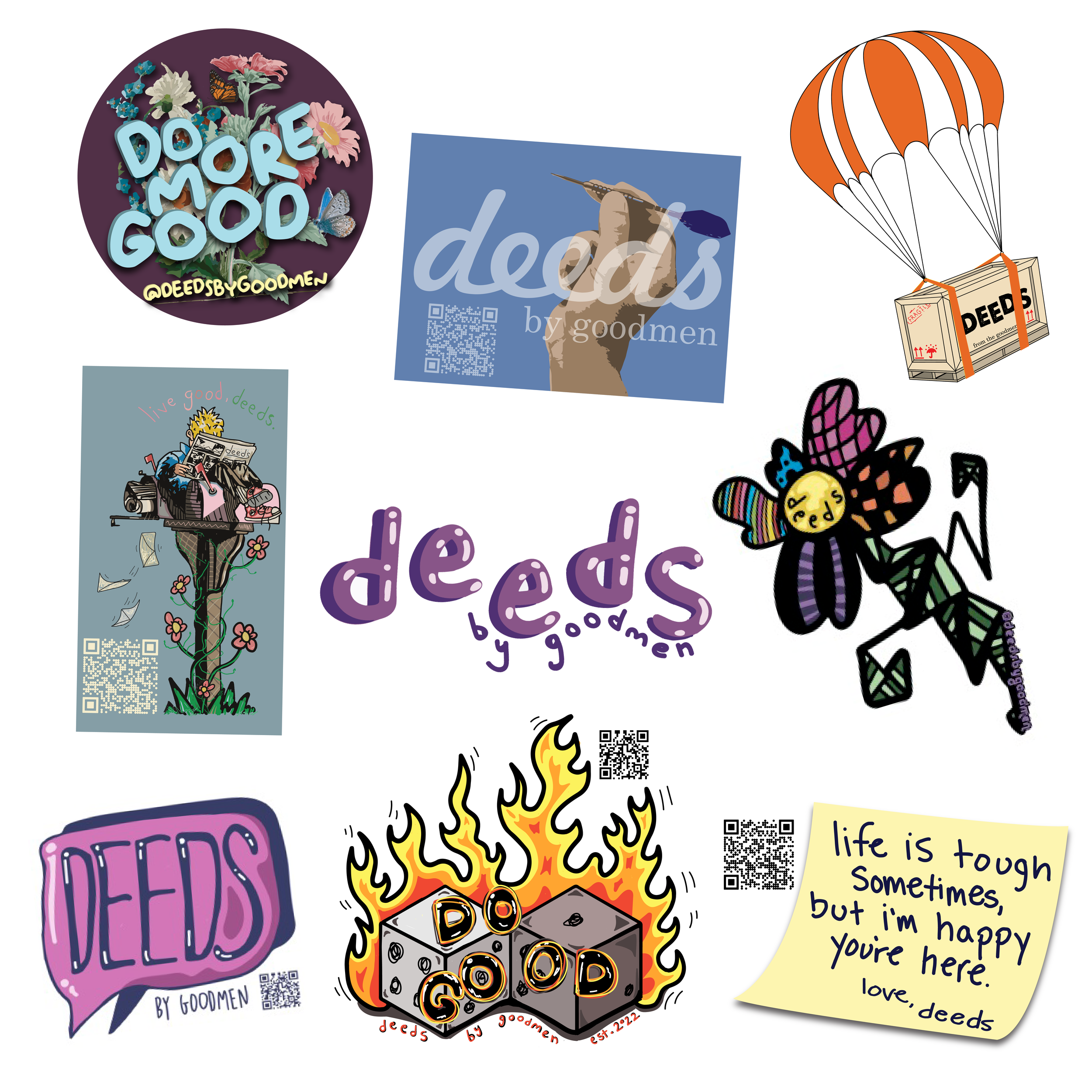 stickers for brand work
