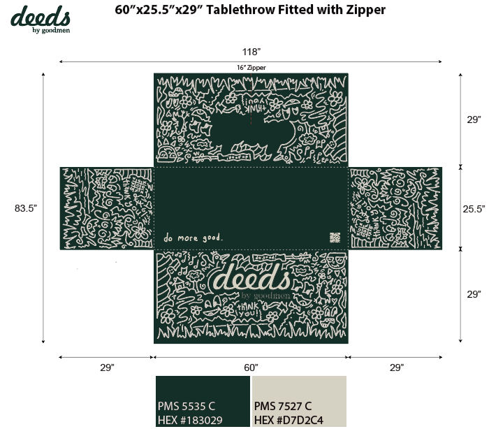 table cover for brand