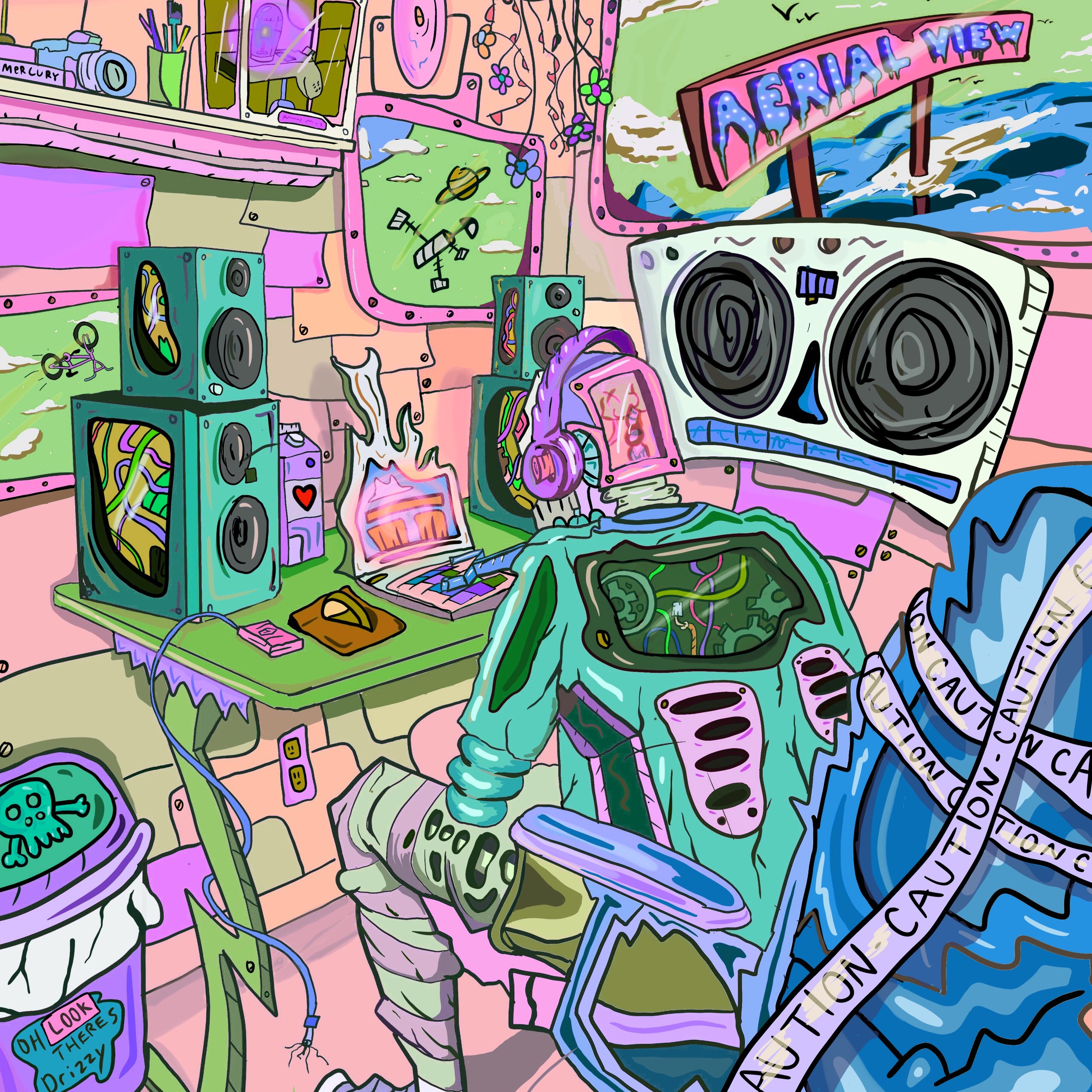 aerial view album art