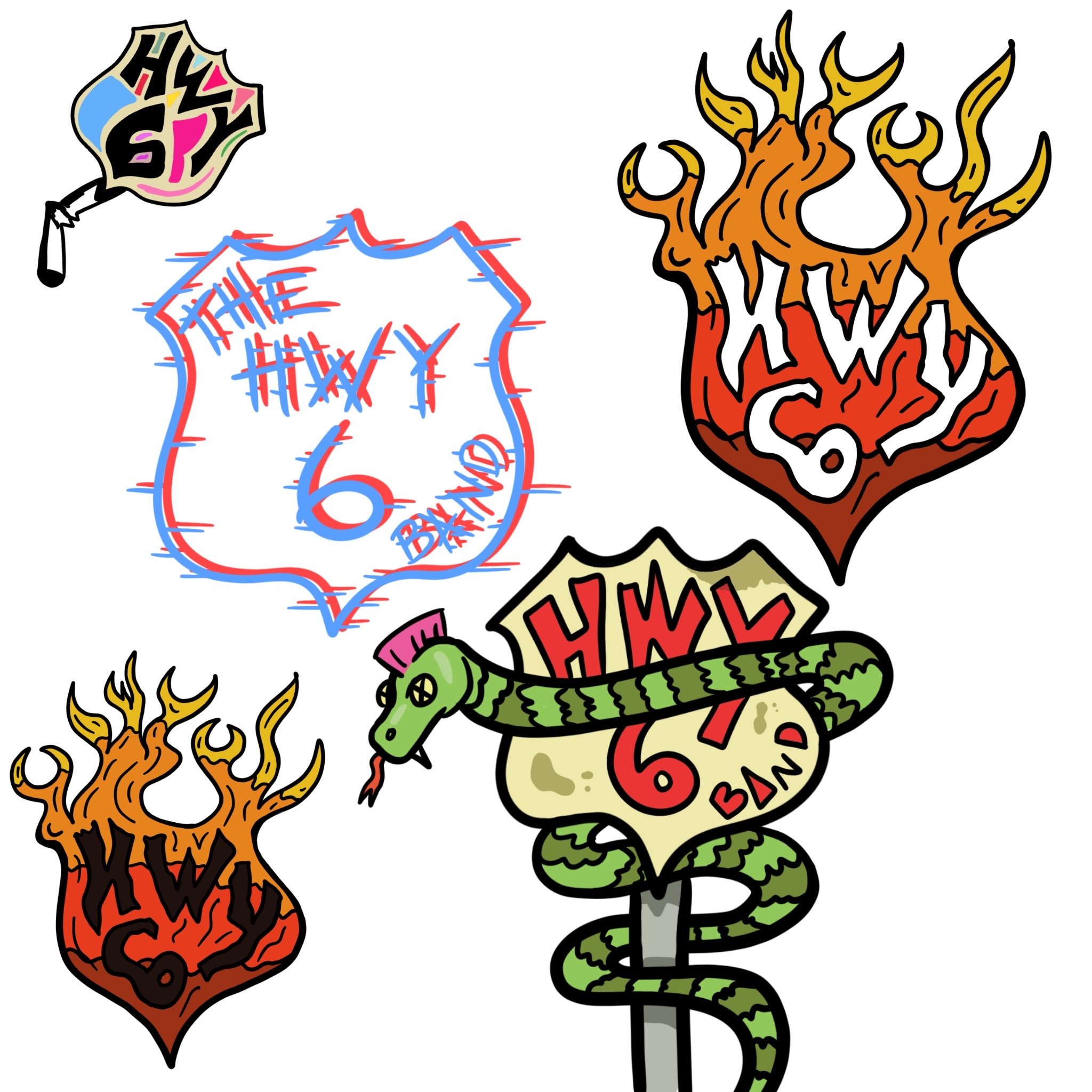 stickers for band
