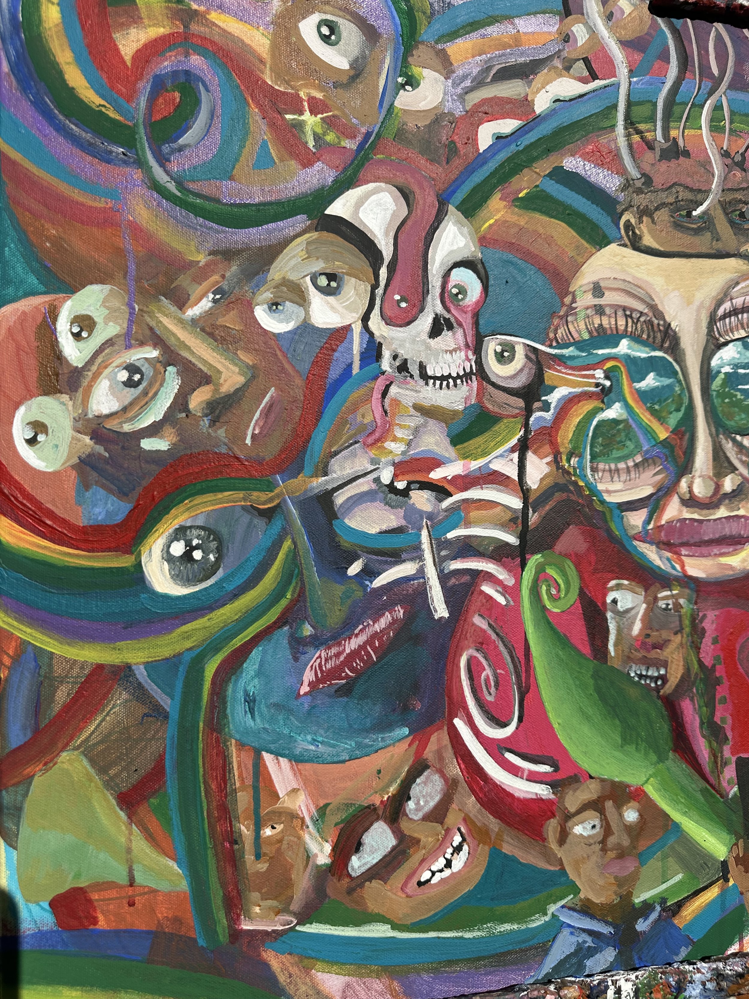 self portrait close up